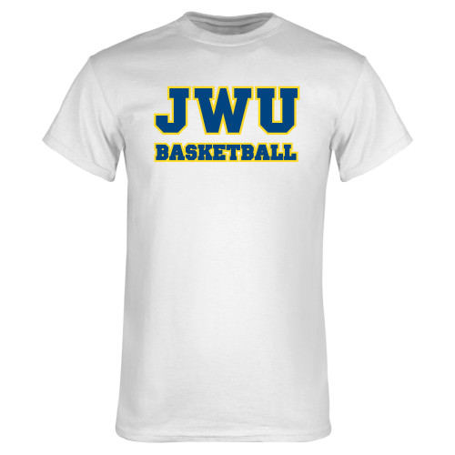  White T Shirt - JWU Basketball