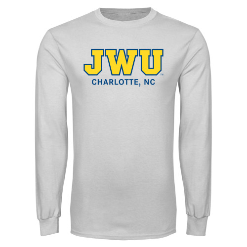  White Long Sleeve T Shirt - Charlotte, NC