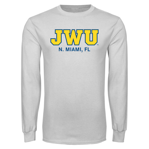  White Long Sleeve T Shirt - N. Miami, FL