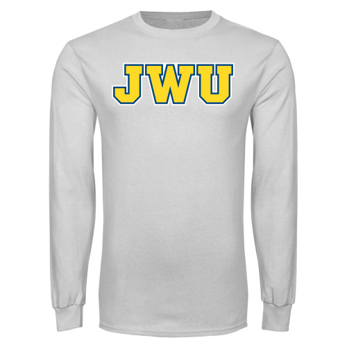 White Long Sleeve T Shirt - JWU