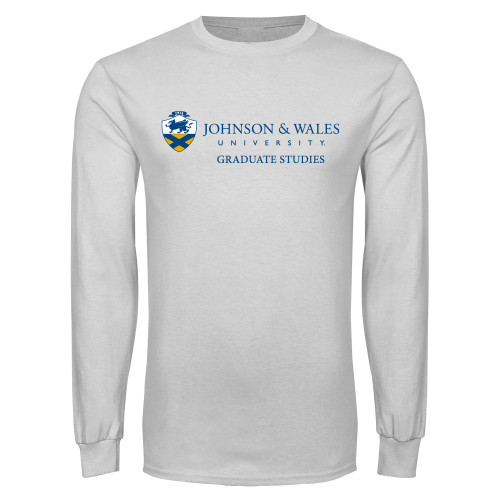  White Long Sleeve T Shirt - Graduate Studies