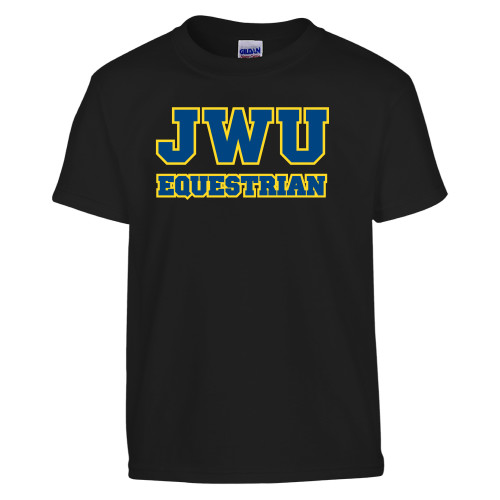  Youth Black T Shirt - JWU Equestrian