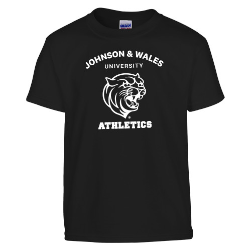  Youth Black T Shirt - Johnson Wales Athletics