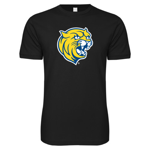  Next Level Black SoftStyle T Shirt - Cat Head