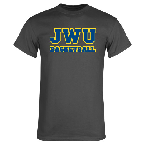  Charcoal T Shirt - JWU Basketball