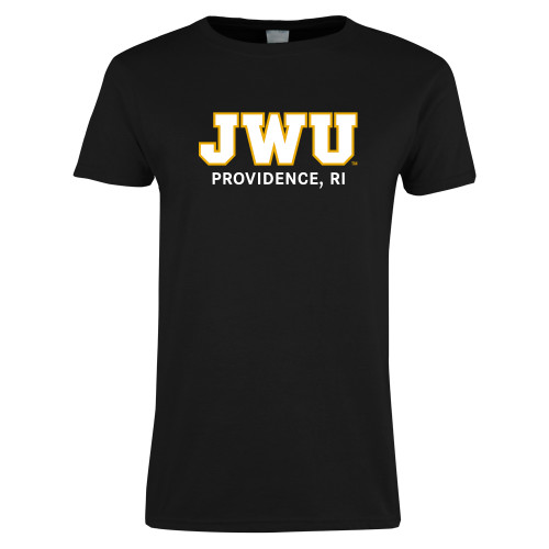  Womens Black Short Sleeve Tee - Providence, RI