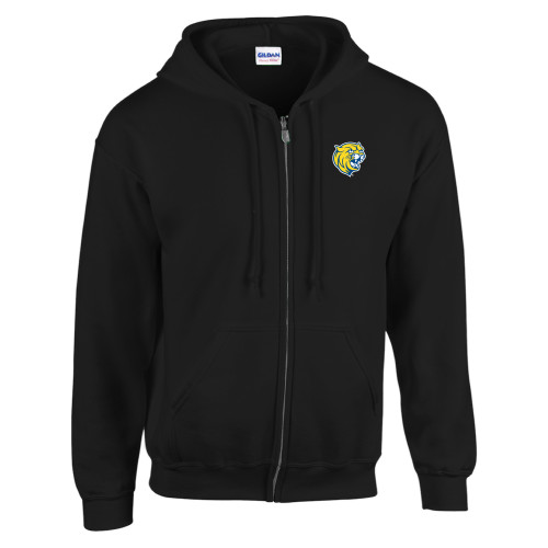  Black Fleece Full Zip Hoodie - Cat Head