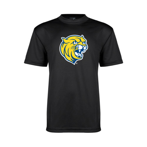  Youth Performance Black Tee - Cat Head
