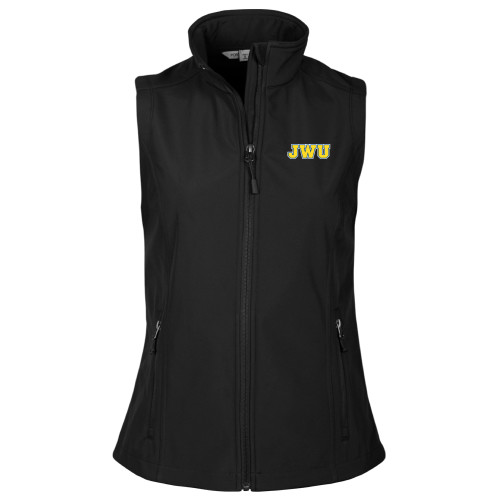  Womens Black Core Softshell Vest - JWU