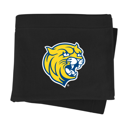  Black Sweatshirt Blanket - Cat Head