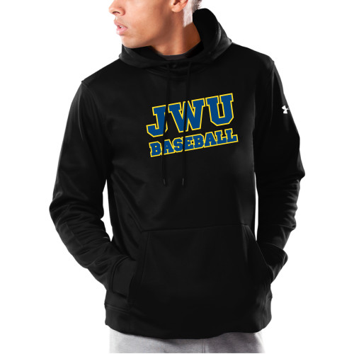  Under Armour Black Armour Fleece Hoodie - JWU Baseball