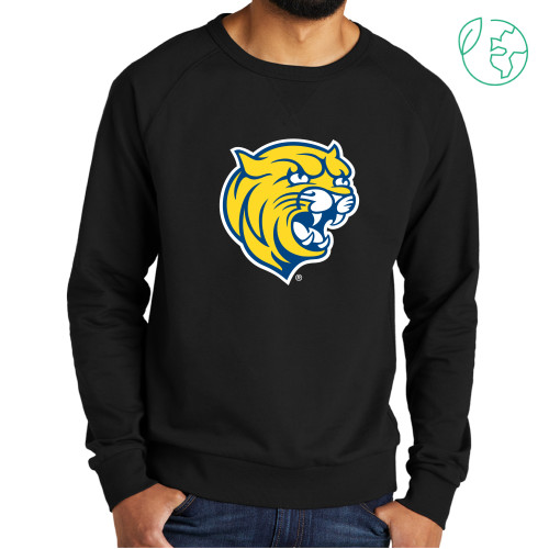  Allmade Black Organic French Terry Crewneck Sweatshirt - Cat Head