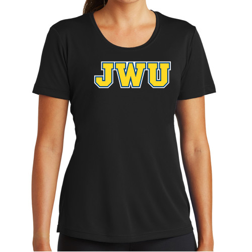  Womens Black Performance Tee - JWU
