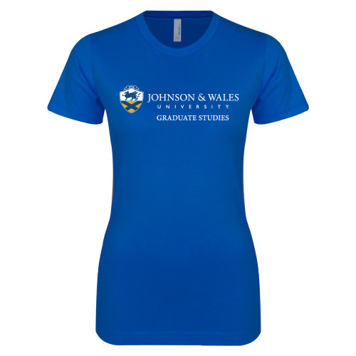  Next Level Womens Royal Boyfriend Tee - Graduate Studies