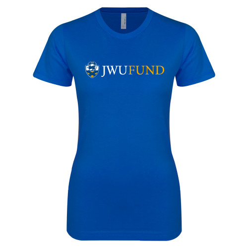  Next Level Womens Royal Boyfriend Tee - JWU Fund