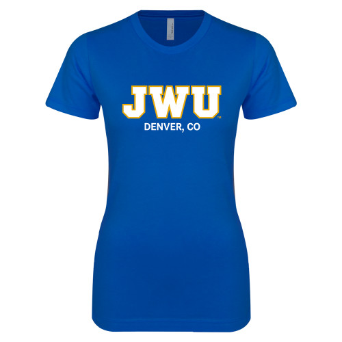  Next Level Womens Royal Boyfriend Tee - Denver