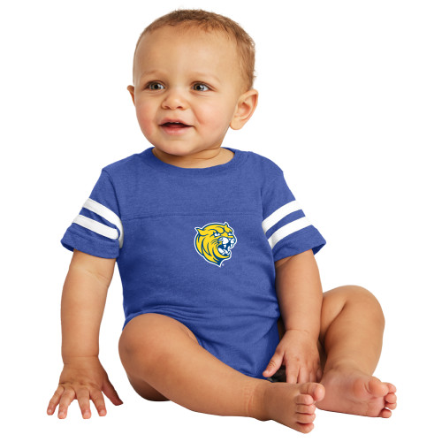  Vintage Royal Jersey Onesie - Cat Head