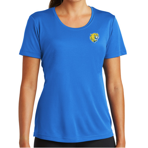 Womens Royal Performance Tee - Cat Head