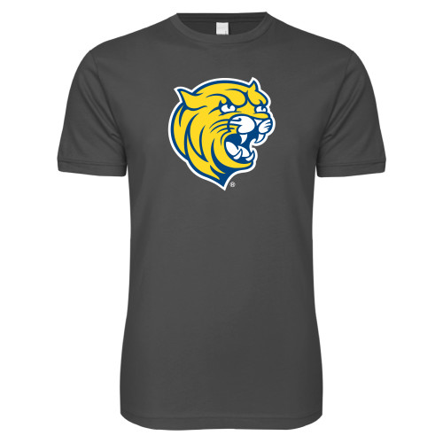  Next Level Charcoal SoftStyle T Shirt - Cat Head