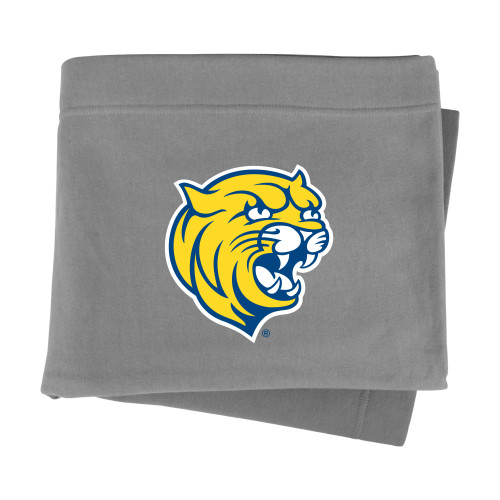  Grey Sweatshirt Blanket - Cat Head