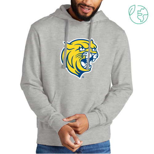  Allmade Light Grey Organic French Terry Pullover Hoodie - Cat Head