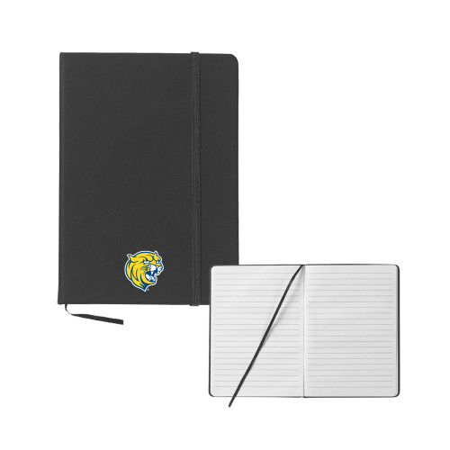  5x7 Black Hard Cover Journal - Cat Head