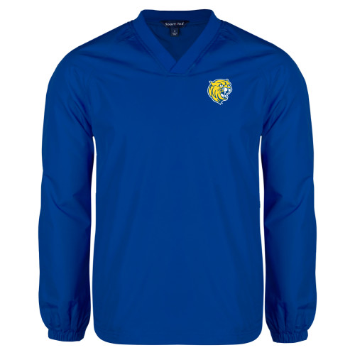  Royal V Neck Raglan Windshirt - Cat Head