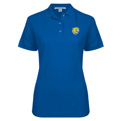  Womens Silk Touch Royal Pique Polo - Cat Head