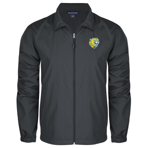  Charcoal Full Zip Wind Jacket - Cat Head