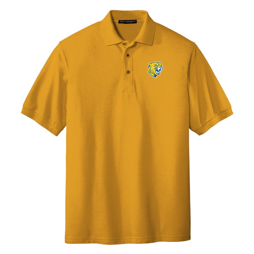  Gold Silk Touch Polo - Cat Head
