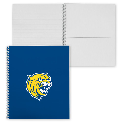 Clear 7 x 10 Spiral Journal Notebook - Cat Head