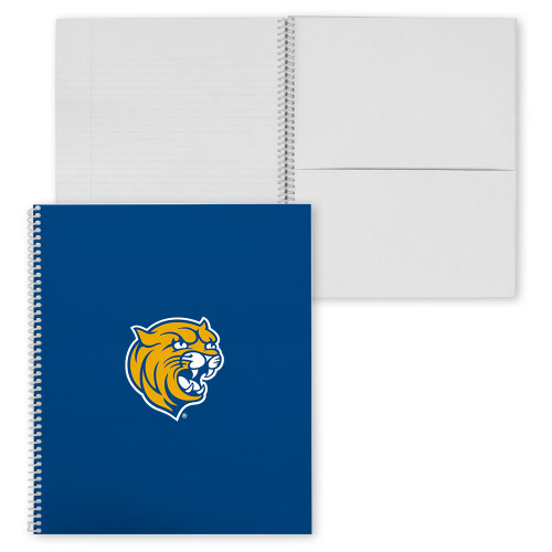  College Spiral Notebook w/Clear Coil - Cat Head