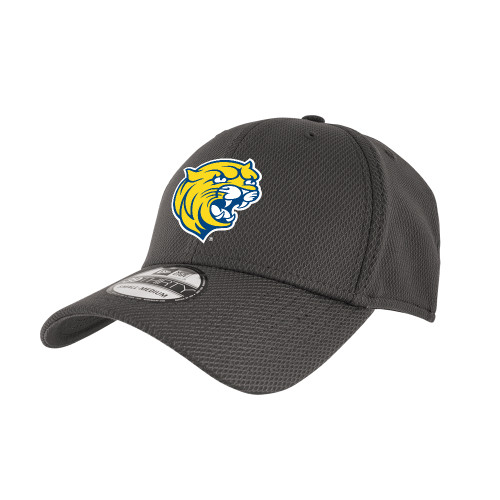  New Era Charcoal Diamond Era 39Thirty Stretch Fit Hat - Cat Head