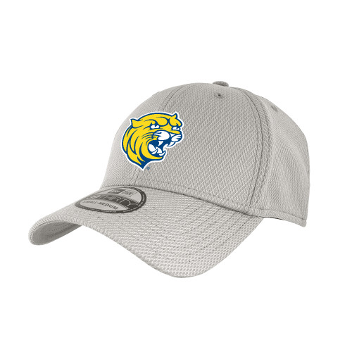  New Era Light Grey Diamond Era 39Thirty Stretch Fit Hat - Cat Head