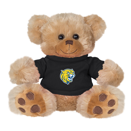  Plush Big Paw 8 1/2 inch Brown Bear w/Black Shirt - Cat Head