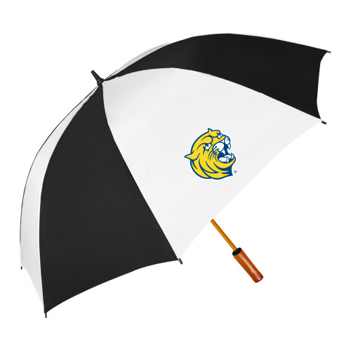  64 Inch Black/White Umbrella - Cat Head