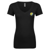 Thumbnail image for  Next Level Womens Black Ideal V Tee