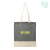 Thumbnail image for  Split Recycled Black Cotton Twill Convention Tote