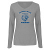 Thumbnail image for  Womens Grey Long Sleeve V Neck Tee 