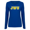 Thumbnail image for  Womens Royal Long Sleeve V Neck Tee 