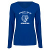 Thumbnail image for  Womens Royal Long Sleeve V Neck Tee 
