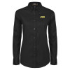 Thumbnail image for  Womens Black Twill Button Down Long Sleeve 