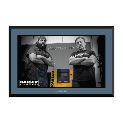 24 x 36 Poster Mounted to Foam Core-Graveyard Carz