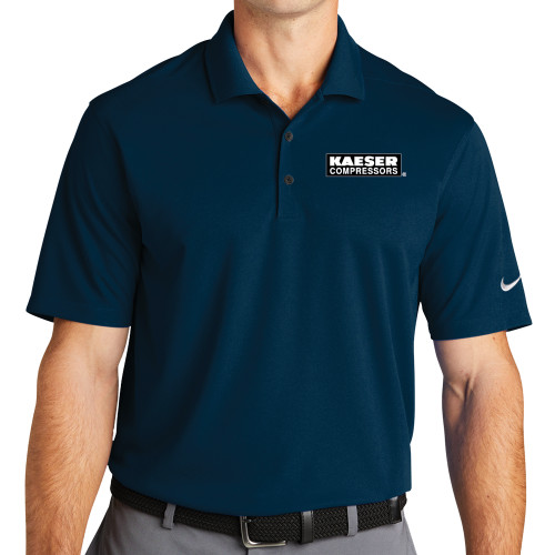 Nike Navy Dri Fit Micro Pique 2.0 Polo-Kaeser Primary Mark