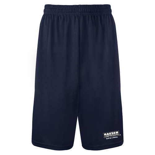 Navy Performance Classic 9 Inch Short-Kaeser w tagline
