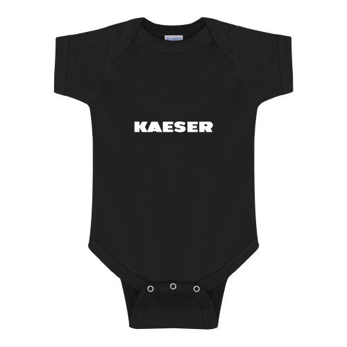 Black Infant Onesie-Kaeser