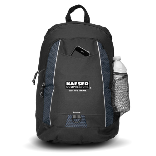 Black Impulse Backpack-Kaeser w tagline