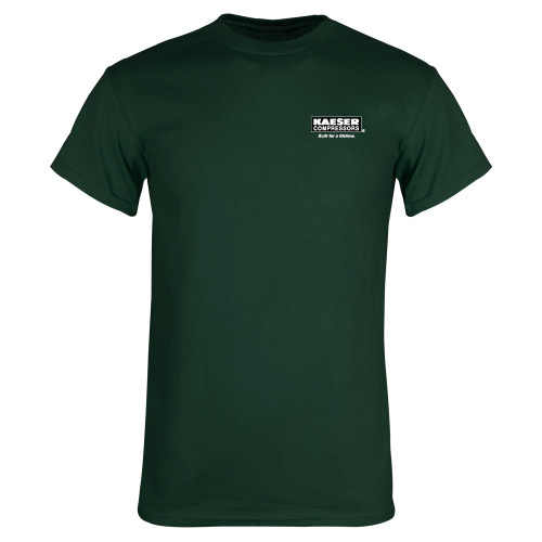 Dark Green T Shirt-Kaeser w tagline