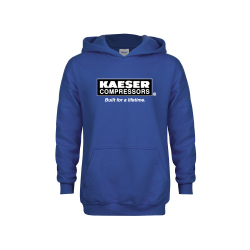 Youth Royal Fleece Hoodie-Kaeser w tagline