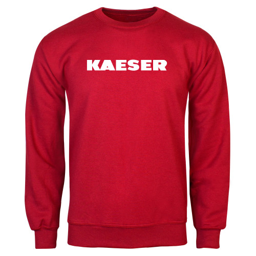 Red Fleece Crew-Kaeser